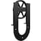 Ekena Millwork Premium Wagon Wheel Horseshoe Roller Hanger w/ Bolts for Barn Door for 1 3/8" Doors, Matte Black GB60013R2WMB - alternate 4